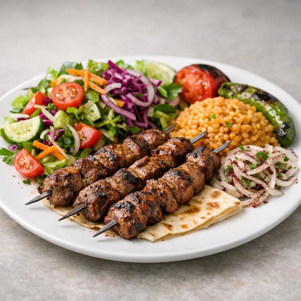 Kuzu Şiş Lammspieß vom Holzkohlengrill